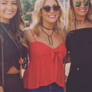 Orange Game day tank